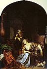 Frans van Mieris The Death of Lucretia painting